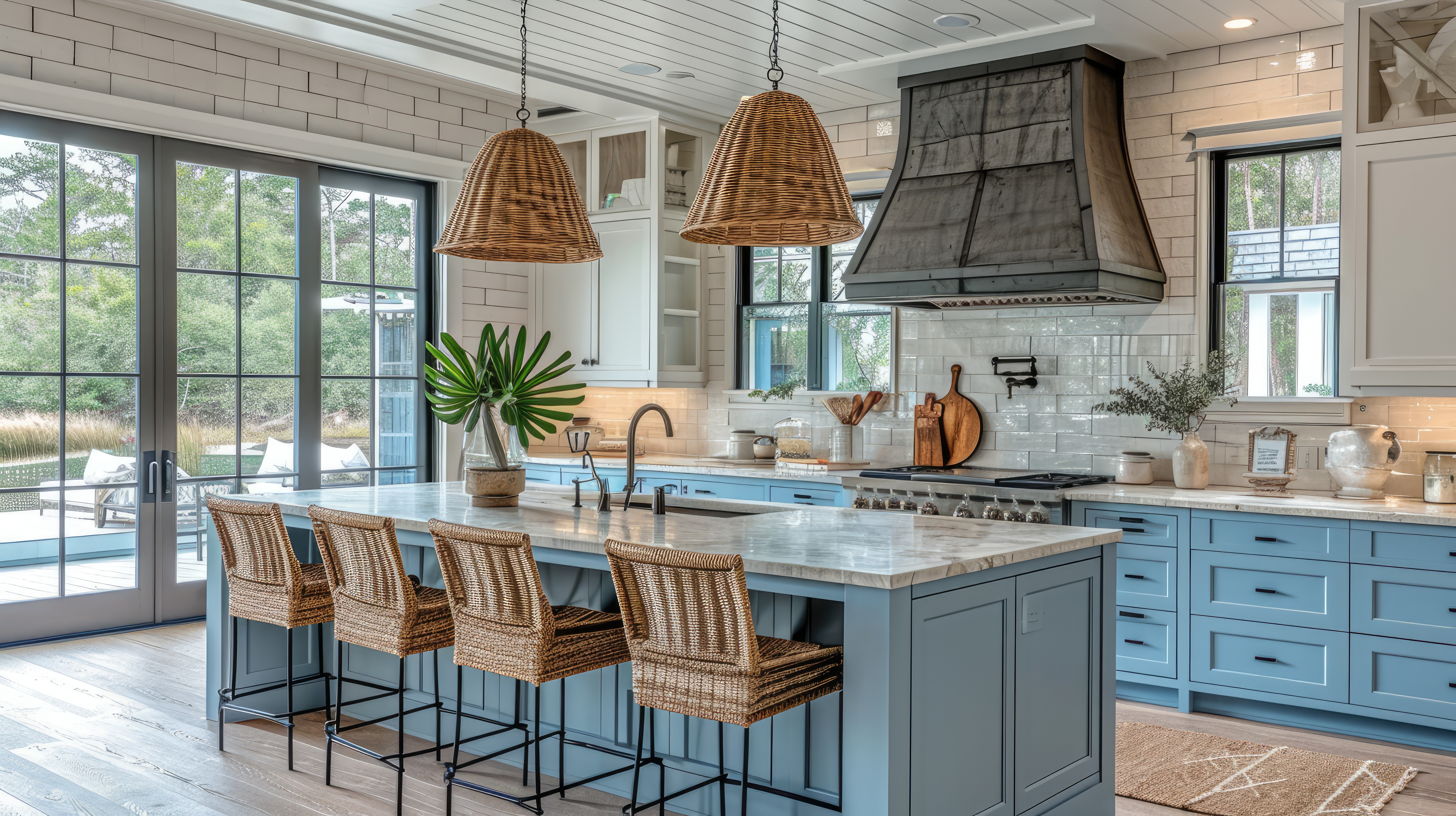Coastal Blue Kitchen