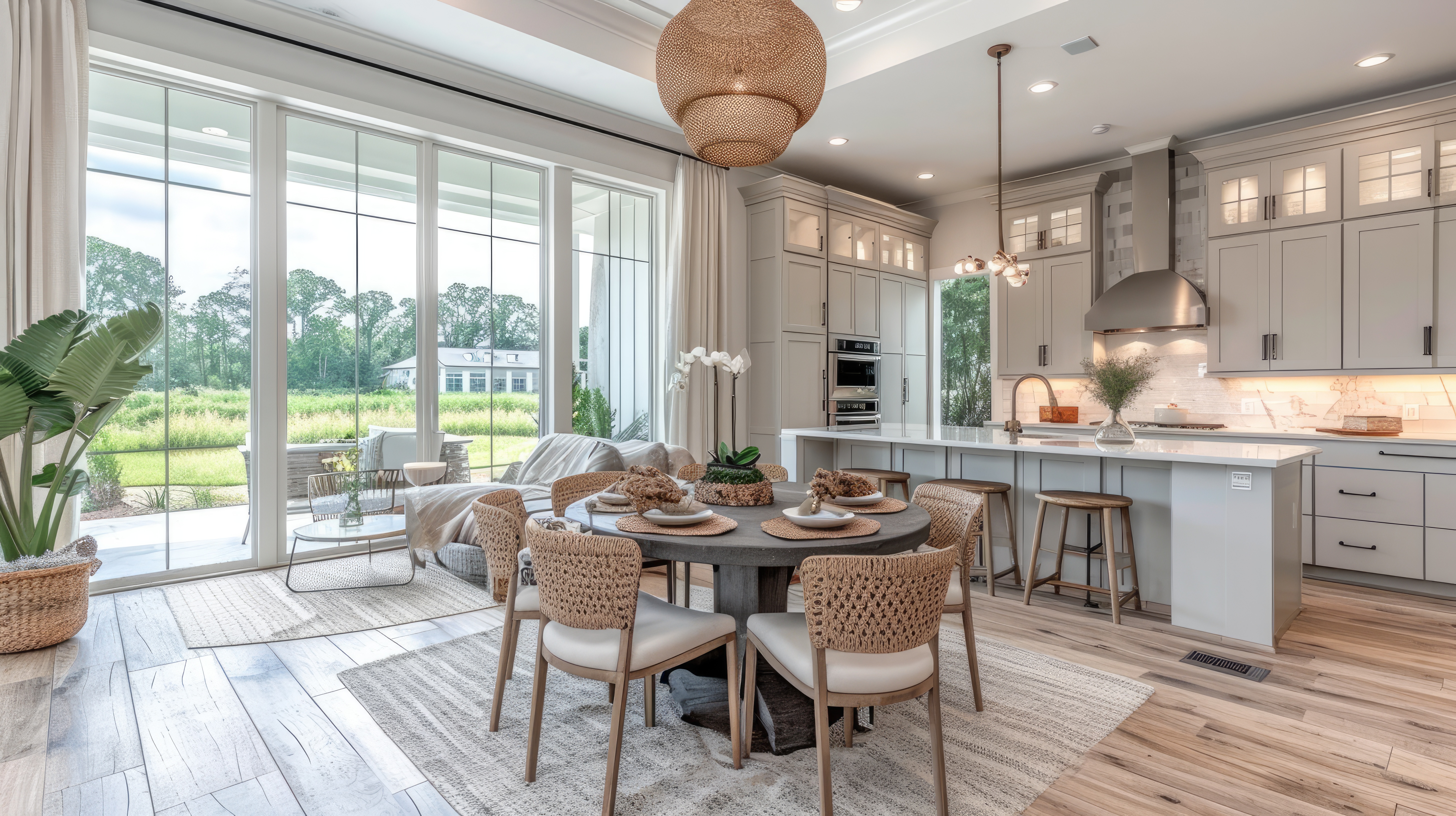 Coastal Blue Kitchen