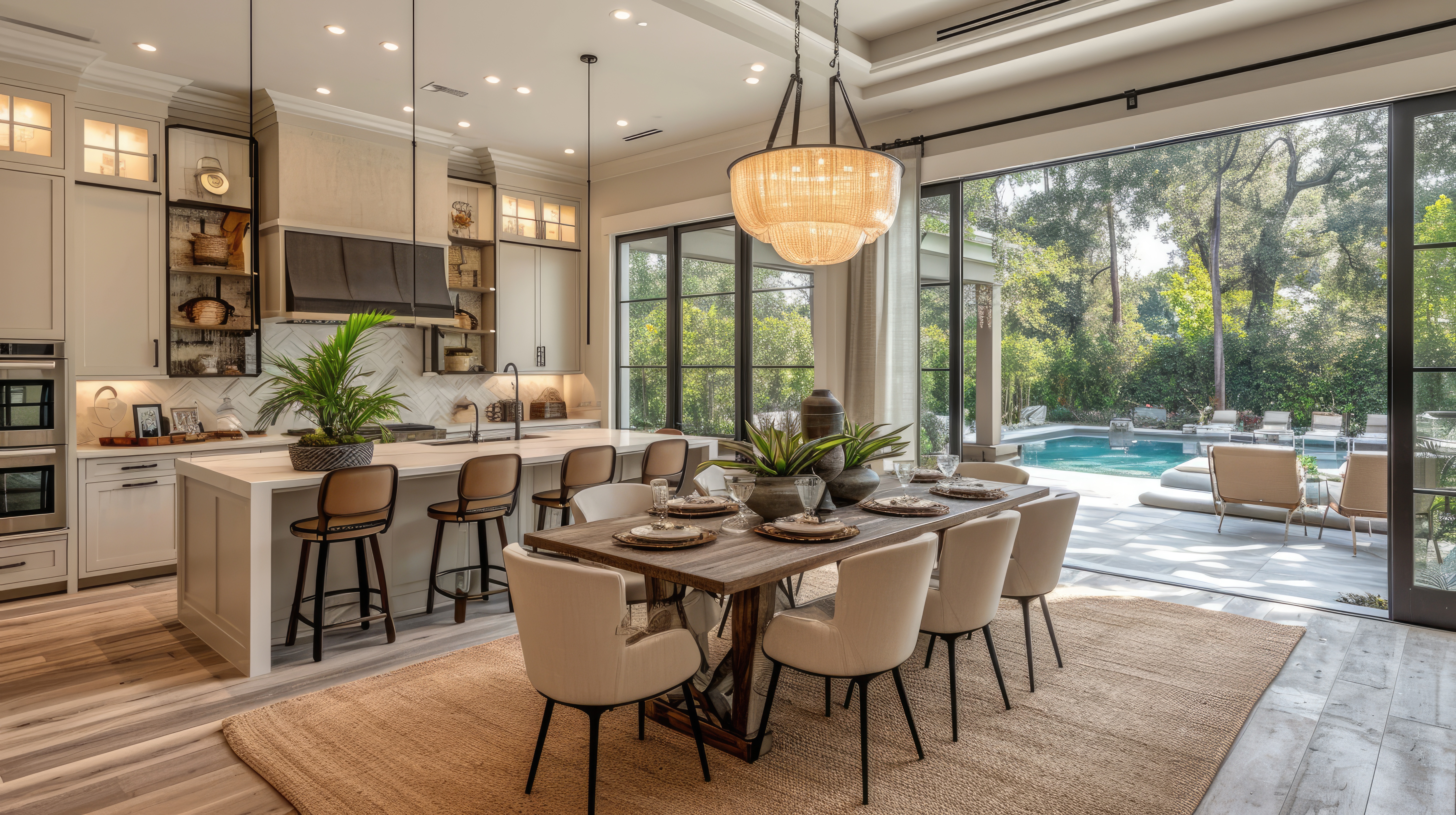 Coastal Blue Kitchen