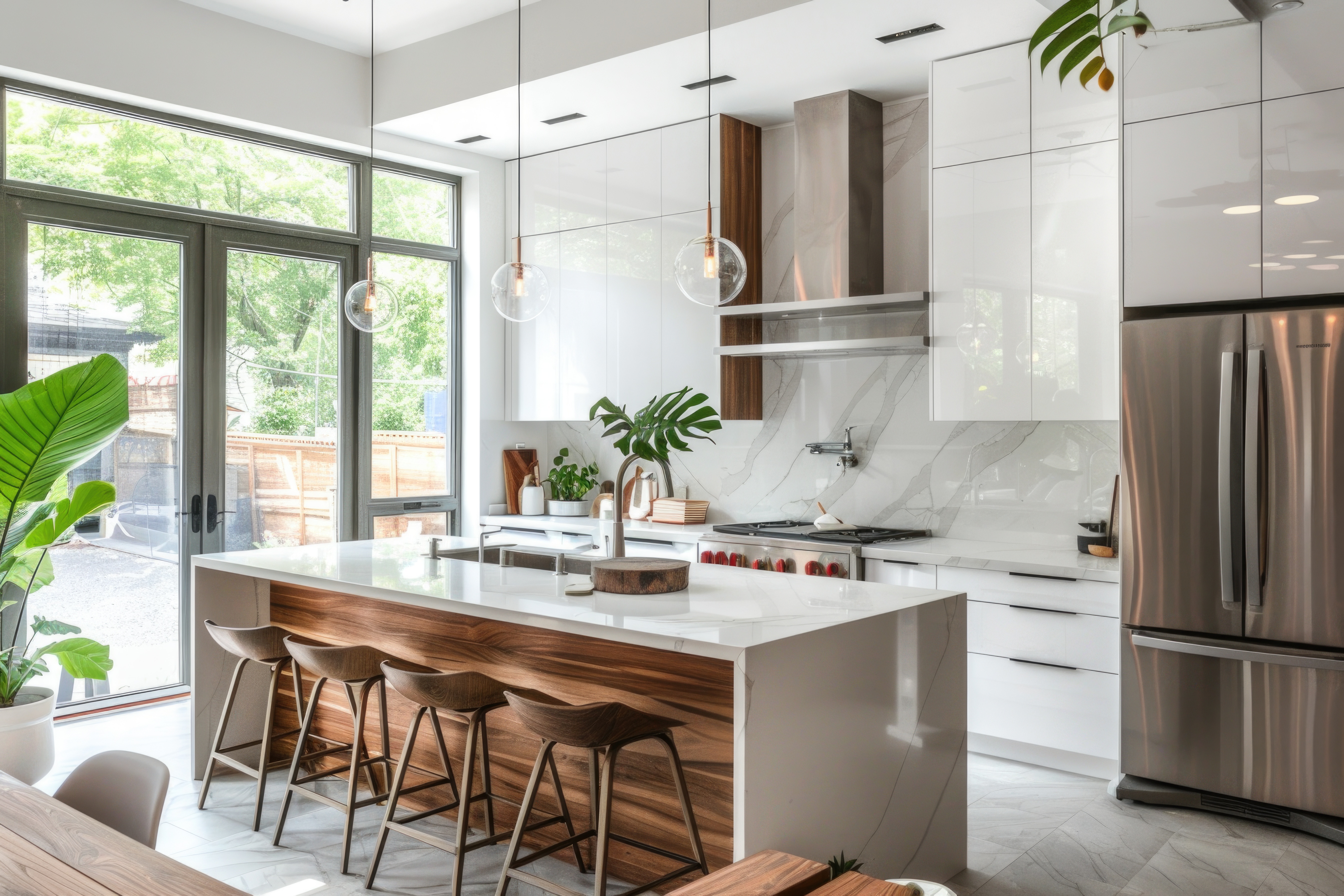 Coastal Blue Kitchen